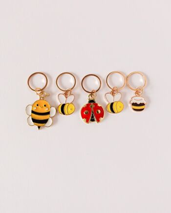 Bee Happy - Anneaux marqueurs 5
