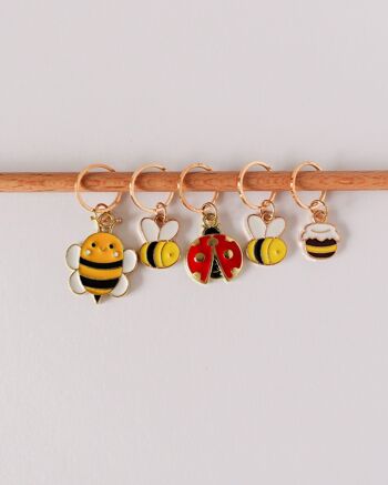 Bee Happy - Anneaux marqueurs 6