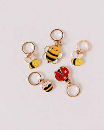 Bee Happy - Anneaux marqueurs 7