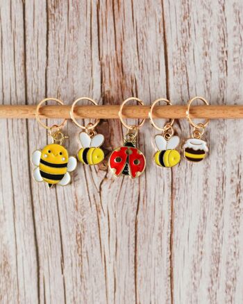 Bee Happy - Anneaux marqueurs 8
