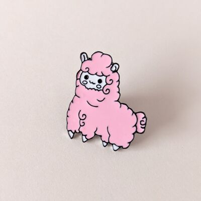 Pink Llama Pin