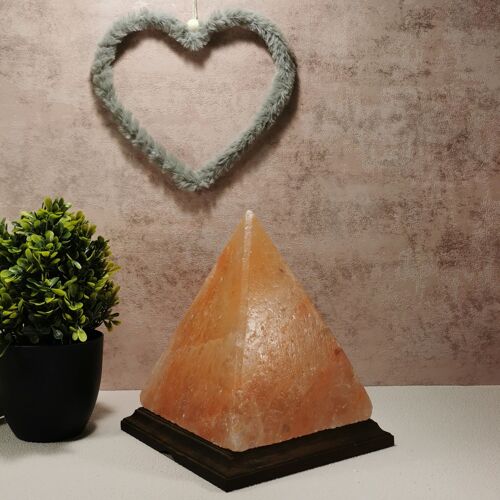 Crafted Himalayan Salt Lamp Pyramid
