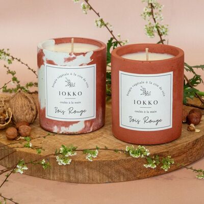 Natural Red Wood Scented Candle - 2 colors