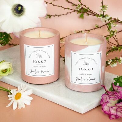 Natural Scented Candle Flower Garden - 2 colors