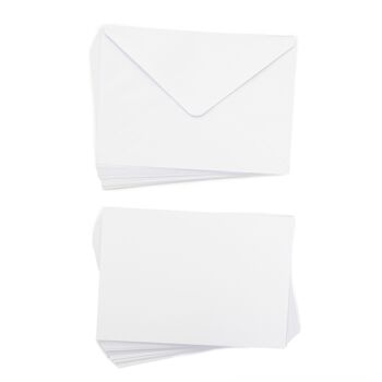 Crafter's Companion - A5 White Card & Envelopes 50pc 1
