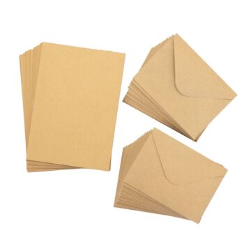 Crafter's Companion - A6 Kraft Card & Envelopes 100pc 3