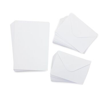 Crafter's Companion - Carte et enveloppes blanches A6 100 pièces 4
