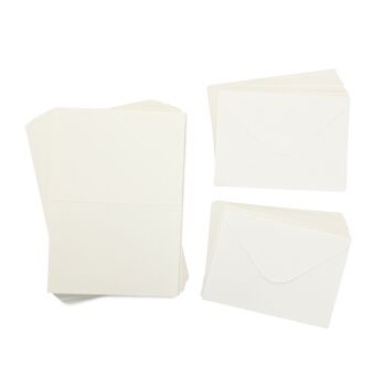 Crafters Companion  - A6 Ivory Card & Envelopes 100pc 4