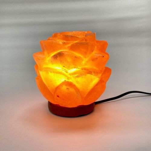 Crafted Himalayan Salt Lamp Flower (Small)
