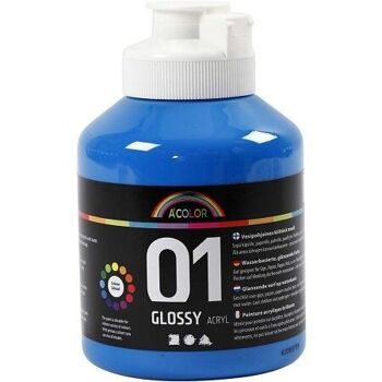 Peinture acrylique brillante A-Color - Coloris au choix - 500 ml 13