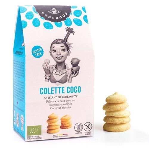 BISCUIT COLETTE COCO 100g - Carton de 8 étuis