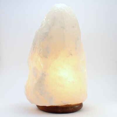 Lampe à Sel Naturel de l'Himalaya Blanc 5-7KG