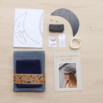 Kit for sewing a sailor's cap | Introduction to millinery