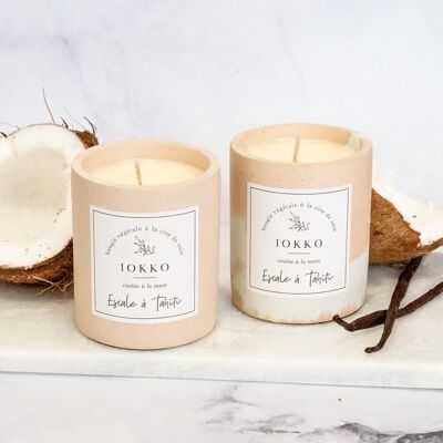 Natural Scented Candle Stopover in Tahiti - 2 colors