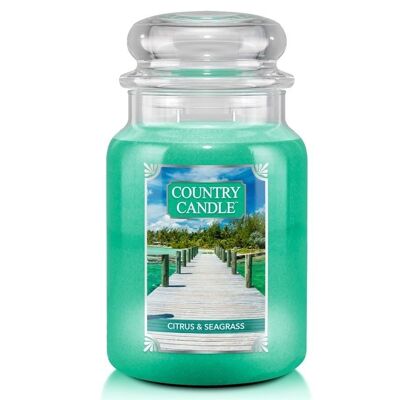 Scented candle Citrus & Seagrass Large