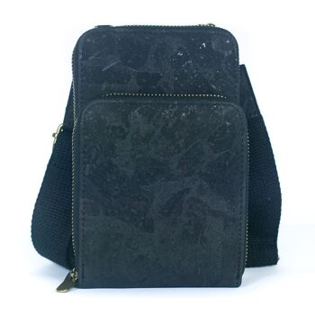 Portefeuille à bandoulière en liège et sac pour téléphone portable BAG-045 7