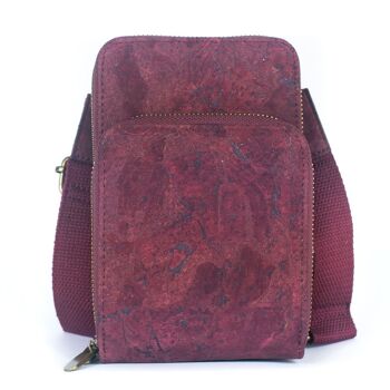 Portefeuille à bandoulière en liège et sac pour téléphone portable BAG-045 9