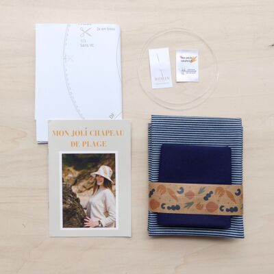 Kit para coser un gorro de tela | Introducción a la sombrerería