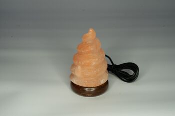 Lampe à sel spirale USB à changement de couleur (rose) 2