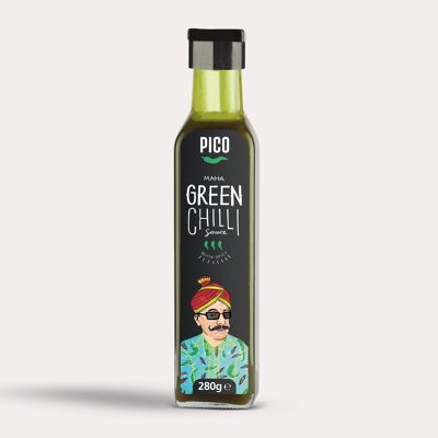 Pico Maha Green Chilli Sauce 270g (8 bottles)