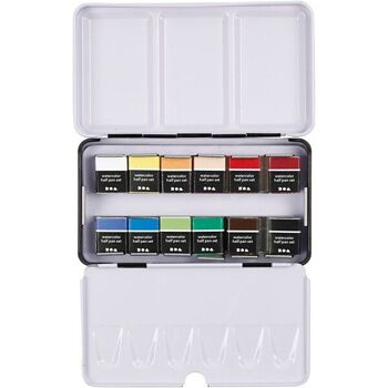 Demi-godets aquarelles Art Aqua - 12 couleurs