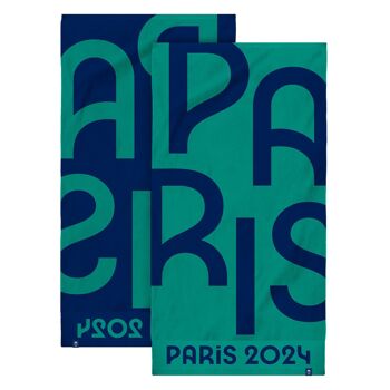 Serviette de Plage Jeux Olympiques Paris 2024 OLY Colors 2