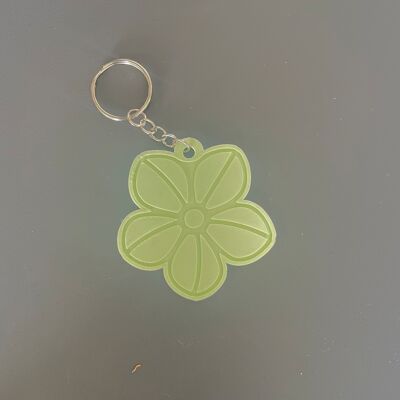 Flower key rings