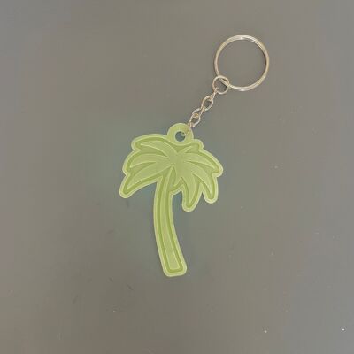 Palm tree key rings