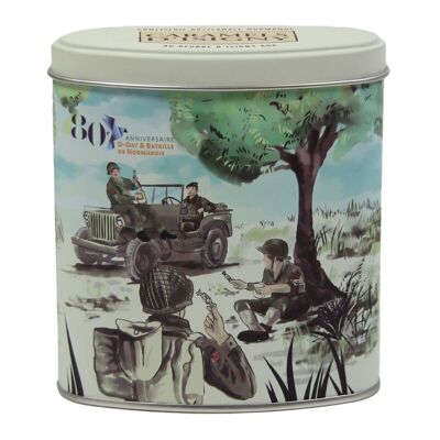 Caramels Isigny assortment - D-day 1944 cigar box - 180g