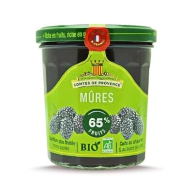 Mermelada de Moras ECOLÓGICA 65% fruta baja en azúcar