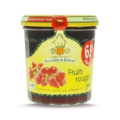 Marmellata di Frutti Rossi (fragole, ciliegie, lamponi) 65% frutta