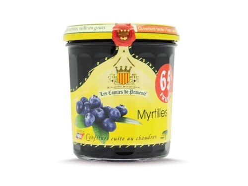 Confiture de Myrtilles 65% de fruits