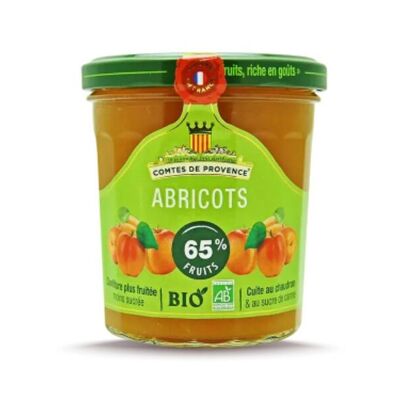 Bio-Aprikosenmarmelade 65 % zuckerarme Frucht