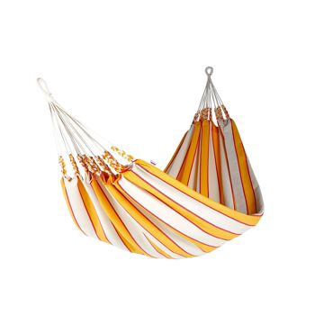 Hamac Dreamcatcher Sun Basic, tissu épais, pur coton, fait main en Equateur 1