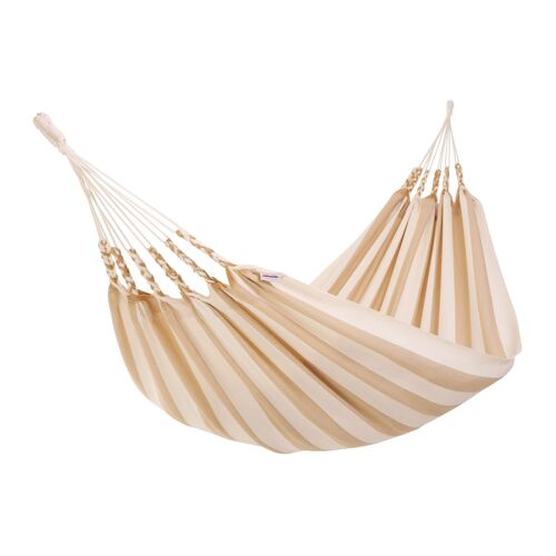 Hammock Cool Summer Sand Medium, thick cloth, pure cotton, handmade in Ecuador