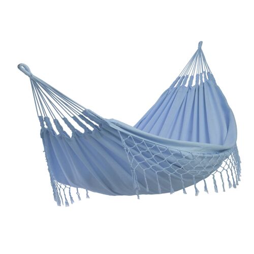 Hammock Antique Sky Double, thick cloth, pure cotton, handmade in Ecuador