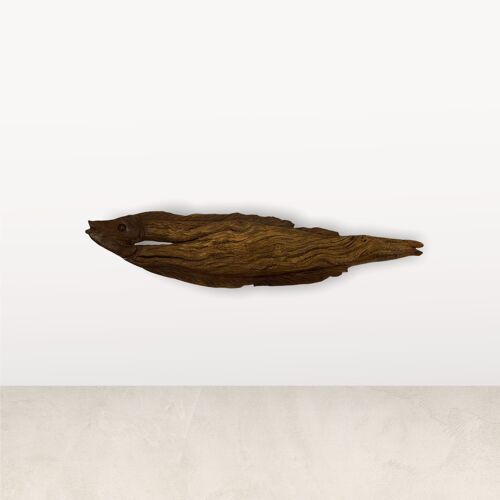 Driftwood Hand Carved Fish - (L10.1)