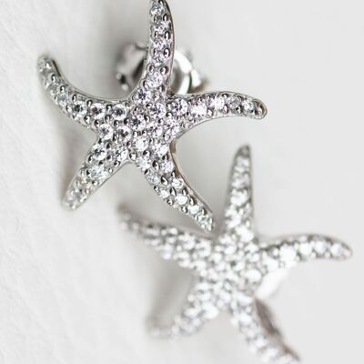 BOUCLES D'OREILLES ARGENT STAR1