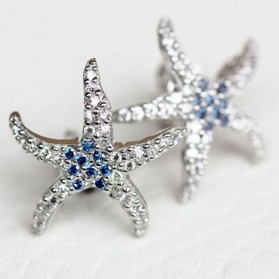 STAR2 SILVER EARRINGS