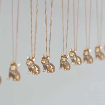 Adorable French Bulldog Charm Necklace