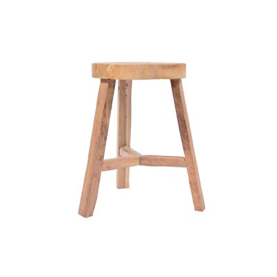 Round stool 3 legs " Andi"  ø 32 cm - comfortable height at 50 cm !