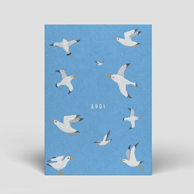 Postcard Maritime - Seagulls - No.130