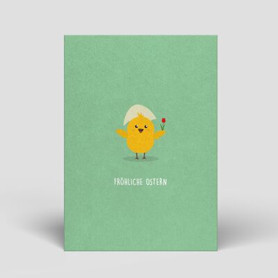 Postkarte Ostern - Küken - Nr. 120