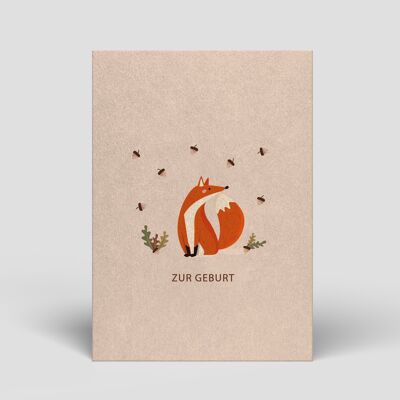 Cartolina - volpe per nascita - N. 89