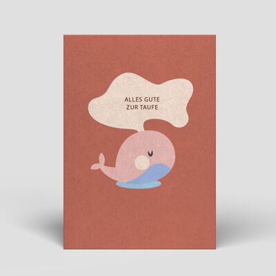 Postcard - Whale for baptism - No.85