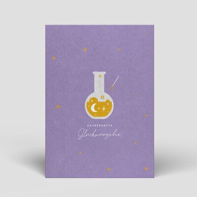 Carte postale - Anniversaire - Félicitations magiques - Non. 78