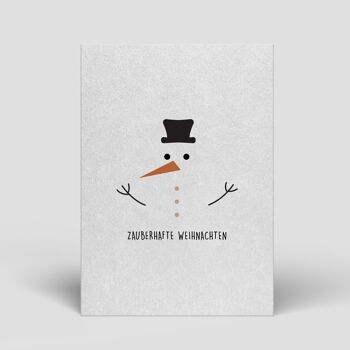 Carte postale - Noël - Bonhomme de neige - No. 70 1