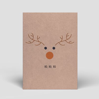 Postcard - Christmas - Reindeer - No.69