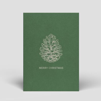 Postcard - Christmas - Pine cones - No.68