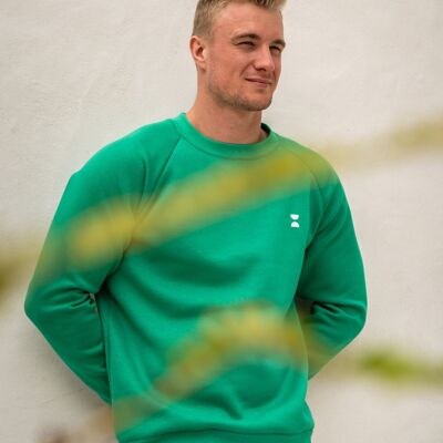 Sudadera hombre essential verde